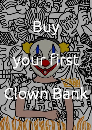 Hashmask Buy your first Clown Bank